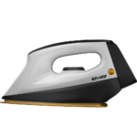 Enovar Heavy Dry Iron-Matte Black-EHDI02 on ironing board ready