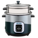 Rice Cooker Aroma 2.8L green cooking fluffy rice with steam