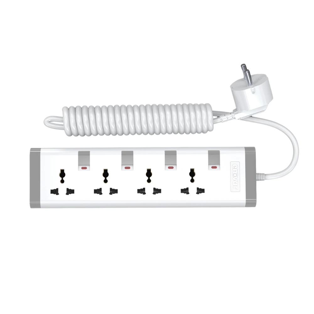 65 ENOVAR EXTENSION SOCKET WITH SWITCH - 4S - Image 1