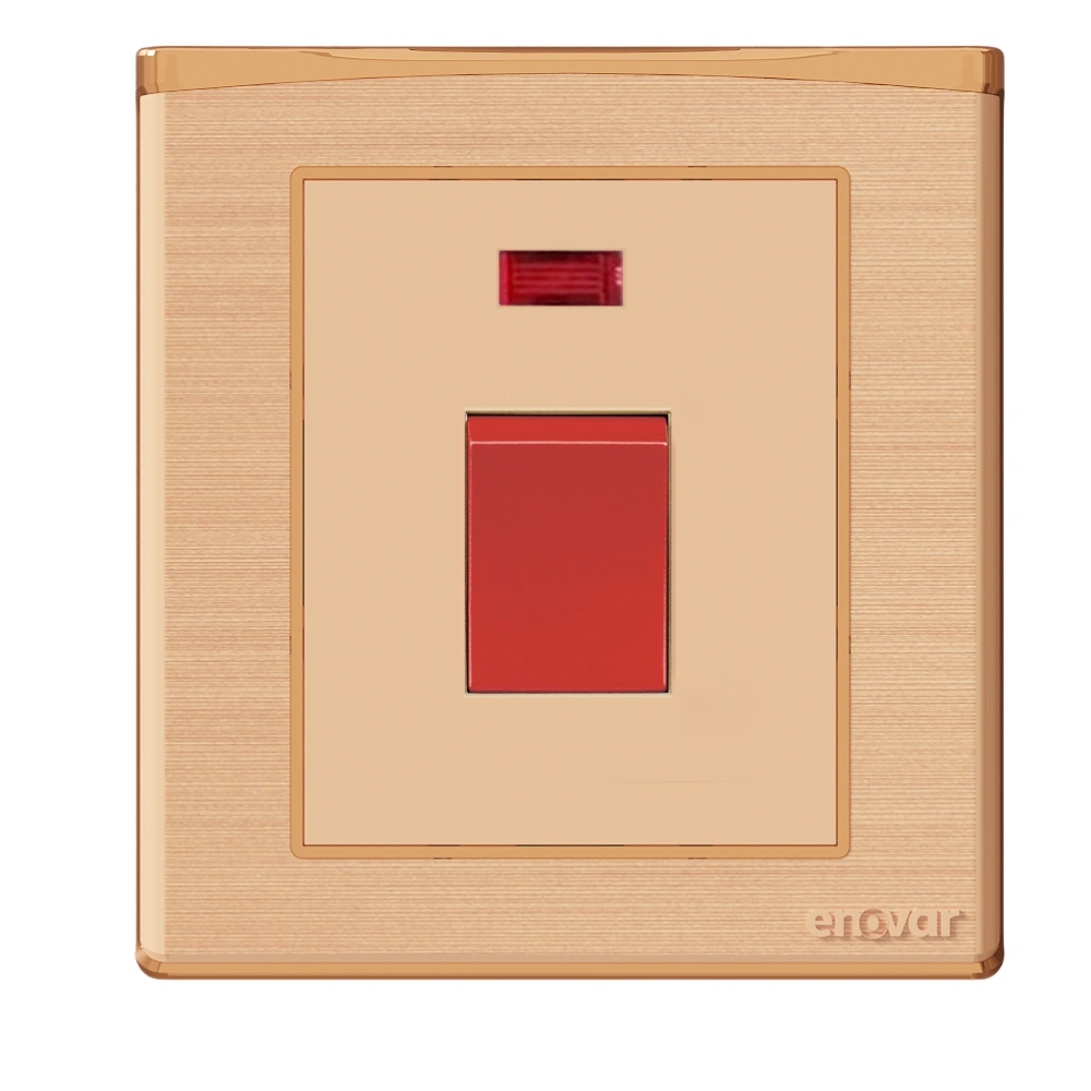 Lumigold (1) ENOVAR LUMIGOLD DP SWITCH WITH NEON 20A - Image 1