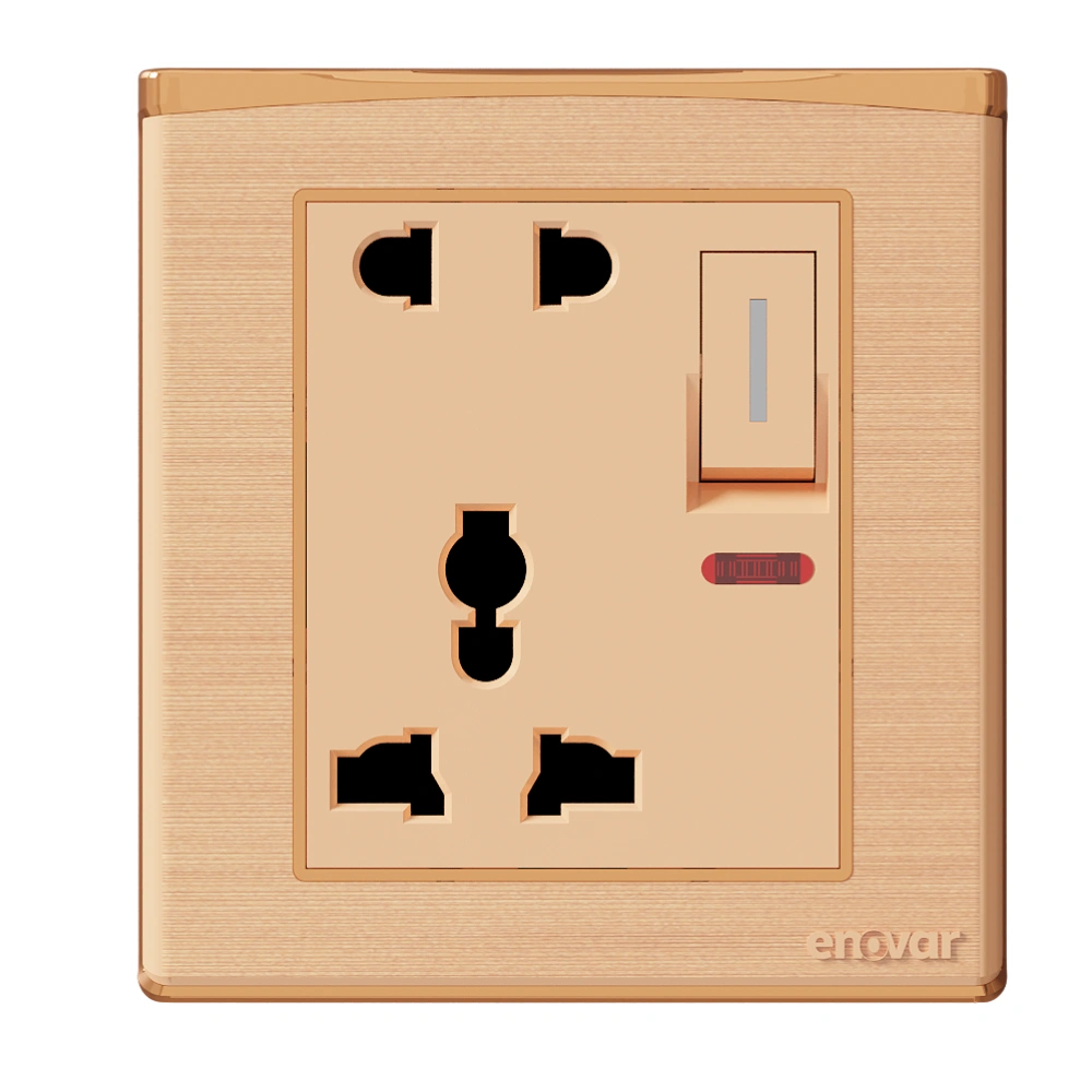 ENOVAR (Lumigold) 5 Pin Multi Socket with Switch for multiple devices.